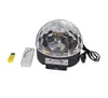 6 - 9 LED With MP3 Music Speaker Remote control Beautiful Crystal Magic Effect Ball light DMX Disco DJ Stage Lighting Play