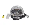 6 - 9 LED med MP3-musikhögtalare Fjärrkontroll Vacker kristall Magic Effect Ball Light DMX Disco DJ Stage Lighting Play