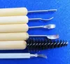 11pcs/1set Wood Handle Wax Pottery Clay Sculpture Carving Modeling Tool DIY Craft