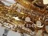 طلاب العلامة التجارية Suzuki eb alto saxophone drop e saxophone as-700 surface electrophoresis paint gold professional sax with case