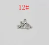 120pcs Antiqued Silver Mixed Dog Pendant Diy Handmade Jewelry Bracelet Accessories Charms
