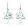 High Quality Charms Earrings Dangle Oil Drop Snowflake Fashion Statement Earrings For Women Christmas Decoration Jewelry