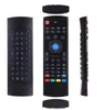 Tastiera X8 con microfono vocale retroilluminato 2.4Ghz Wireless MX3 QWERTY Modalità di apprendimento IR Fly Air Mouse Telecomando per PC Android TV Box MX3-M