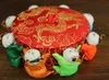 Boîte à bonbons de mariage en brocart de soie chinoise, mallette de rangement de couture faite à la main, décorations pour la maison, artisanat