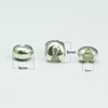 Beadsnice 6mm latão friso capas de prata frisado crimp bead cover descobertas de jóias por atacado frete grátis ID 25365