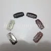 Hair Extension clips snap hair clips 3.2cm with 6teeth stainless steel for hair extenions wigs weft 6color