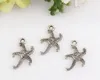 200pcs Antique Silver Alloy Starfish Charm Pendants For Jewelry Making Earrings Necklace And Bracelet 17 x 12mm311P