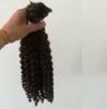 Grade 5a vierge brésilienne vague profonde cheveux 100g / set 3pcs / lot pas de trame de cheveux humains en vrac pour tresser les produits capillaires non transformés dhl gratuitement