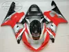 スズキGSX-R1000 K2 2000 2001 2002シルバーブラックレッドボディワークフェアリングセット00 01 02 GSXR 1000 V5S