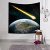 beautiful space scenic tapestry moon earth hanging wall picture night scenery beach towel nature tenture mural polyester carpet