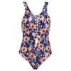 Costumi da bagno da donna all'ingrosso- SUNRAINBOW Costume intero da donna sexy Costume da bagno estivo da spiaggia Swim Lady Print Beachwear Bandage Monokini Sw