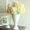 Hortensia Flor artificial Fiesta en el hogar Flores decorativas Seda de buena calidad Flor hecha a mano Ramo de novia Flor artificial Decoración del hogar