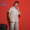 Women's Sleepwear Wholesale- 2021 Spring Lover's Man's Woman's Comfortable Soft Silk Open Shirt Women's Homewear Pajamas