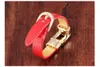 Bracelets à breloques en cuir pour femme homme personnalité couleur noir rouge acier inoxydable femmes hommes bijoux Bracelet cadeau PH9854804791