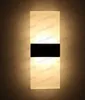 Ny LED Akryl vägglampor Ljus Living Sitting Room Foyer Bedroom Badrum Belysning Sconce Square Balcony Aisle Lamp