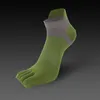 Toutes les saisons adultes sport orteil chaussettes hommes femmes chaussettes décontractées neutre respirant maille doux confort pied pieds doigt chaussettes 6 couleurs Fo8523776