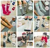 24 Styles للجنسين كراتون حيوان حرفي الساق المدفوعات الطفل الفتيات الفتيان ركبة عالية Totoro Panda Fox Socks Kids Cute Striped Knee Pad Sock 0-6y