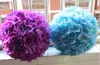 12 inch artificial hydrangea flower ball pincushion wedding ball kissing ball wedding supermarket deoration hangings FB008