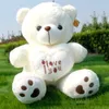 50 cm gigantische grote grote grote grote teddybeer zachte pluche speelgoed valentijn cadeau alleen omslag