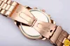 Orologi di lusso Orologi eleganti da donna Quadrante romano in oro rosa Regalo al quarzo Ore Orologio classico di qualità standard