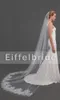 2016 New Arrival Véus De Noiva Bonitos de Eifflebride com Embellished Lace Applique Borda Cerca de 2.5 Metros Véus De Noiva Longos