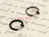 Clip On Fake Nose Hoop Ring Ear Septum Lip Navel Earrings Body Non Piercing Black Jewelry Drop Shipping Christmas Gift Wholesale