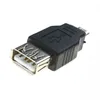 En gros 100 pcs/lot USB 2.0 A femelle vers Micro USB B 5 broches mâle F M convertisseur câble adaptateur