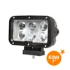 8 قطع 7 "60 واط كري 6led * 10W القيادة ضوء العمل مستطيل الطرق الوعرة suv atv 4wd 4x4 بقعة شعاع 9-60 فولت 6000lm السيارات شاحنة رافعة شوكية مع عدسة محدب