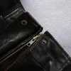 ラムファーカラーブラックアビレックスフライメンズレザージャケットフライトスーツジャケット100％本物のシープスキンレザー