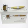 100 pçs / lote 192 agulhas Titanium ZGTS derma roller rolo da pele rolo de beleza Fábrica meso derma selo sistema de rolamento