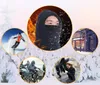 Inverno Quente Fleece Gorros Bonés Para Homens Crânio Bandana Neck Aquecedor Balaclava Ski Snowboard Face Mask Máscara Espessamento