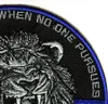 Top-Qualität „The Righteous Are Bold As A Lion“-Aufnäher für Strafverfolgungsbehörden, Brustjacke, Aufbügler, kostenloser Versand