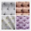 New Arrive 10 meter/lot Faux leather soft bag 3d wallpaper PVC white bedside sofa tv background wall wallpaper papel de parede