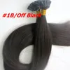 100g 100Strands Pre Bonded Nail U Tips Human Hair Extensions 18 20 22 24INK Rak brasiliansk indisk hårförlängning