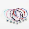 Chaud ! 50 pcs Kabbale Étoile de David Charmes Couleur Mixte Corde de Cire Bracelets Réglables