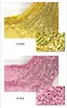 Shiny 9mm Sequins Fabric For Wedding Table Cloth Decoration Backdrop Multicolor Wedding Gauze Background Curtain Sequined Fabric - 1 Yard