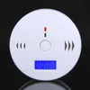 CO Carbon monoxide detector LCD Backlight Monitor Alarm Poisoning Gas Sensor Warning Smoke Detector Tester for home securtiy in retail box
