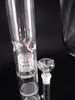 Glass Bong Water Pipe 18 "Inches Straight Pure Glass TreePerc Water Pipe med tre honungskaka däck Perkolator Brandkvalitet