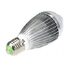 LED 빛 E27 6W 10W 14W 85V-265V 모션 제어 PIR 센서 LED 조명 LED 볼 램프 글로브 전구 실버 방수 스포트 라이트 통