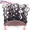 Pre Plucked Kinky Curly Swiss Lace Frontal Closure Ear To Ear 13x4 Raw Virgin Indian Curly Human Hair Full Frontals Closure Natural Hairline