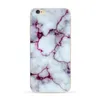 100 st Partihandel Marmor Mönster Stone Soft Case för iPhone X Logo Lägga till företagsnamn Utskrift Tillbaka Skydd till iPhone 8 Plus 7G