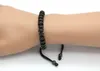 BC Anil Arjandas Bracelets Mens Womens New Style Association Micro Pave Black Cz stoppers Biads Briading Macrame Bracelet