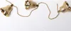 A string of decorative Christmas bells about 1.3 meter length PVC JingLing bells for christmas tree about 5cm diameter of bell