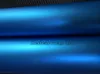 Tytan Niebieski metaliczny matowy chrome Viny do owijania samochodów z wydaniem powietrza do stylizacji samochodu Unikalny rozmiar folii opakowania 1,52x20m/rolka 4,98x66 stóp