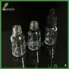 Glass Dropper Bottles For Essential Oil 5ml 10ml 15ml 30ml 50ml Empty Glass Bottles With Childproof and Tamper Evident Cap for Eliquid