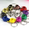 New Arrival Auto Spinning Turbo Turbocharger Brelok Car Breloczek Turbine Klucz Pierścień Brelok Keyfob Breloki 17 Kolory Darmowa Wysyłka