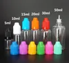 E liquid bottle 3ml 5ml 10ml 15ml 20ml 30ml 50ml Empty Plastic Dropper Bottles with childproof caps for E Liquid E vape Juice