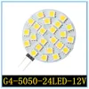 1W 3W 4W 5W 6W G4 LED 5050 SMD Bombilla LED 180 Grados Blanco Cálido Foco de luz blanca Reemplazo de luz halógena Paisaje