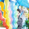 100pcs spiral diverse mångfärgade latexballonger skruvballong bröllopsfest gynnar barn gåva heminredningar nya