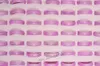 新しい美しい滑らかなピンクのラウンド固体翡翠/瑪瑙宝石バンド リング 6 MM - お買い得な 20 個ロット